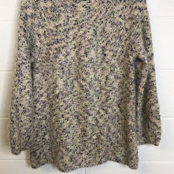 Lou & Grey Womens Confetti Sweater Speckled Fuzzy Soft Long Sleeve Size Medium - Picture 2 of 10